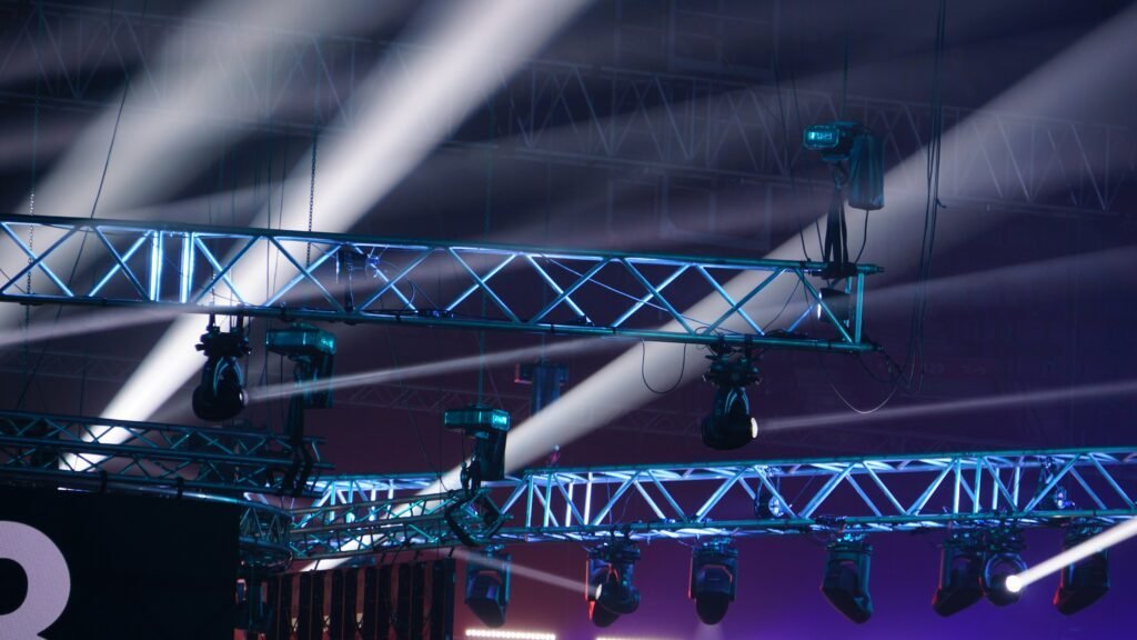Diseño sofisticado de Montaje de Truss e iluminación en Madrid